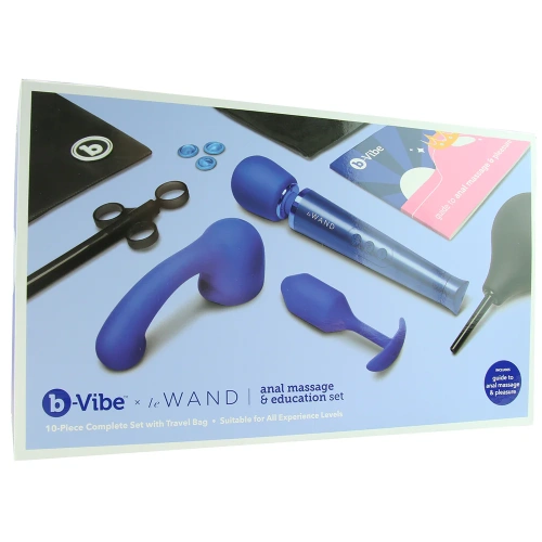 Nina - b-Vibe x Le Wand Blue Beginner Sex Toy Set