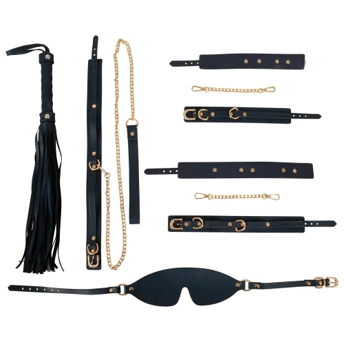Bondage set faux leather Bad Kitty Fetish Set [1]