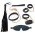 Bondage set faux leather Bad Kitty Fetish Set