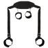 Nina - BDSM Set Wrist and Ankle Restraints to Neck with Bad Kitty Eye Mask [1]