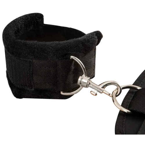 Nina - BDSM Set Wrist and Ankle Restraints to Neck with Bad Kitty Eye Mask [2]