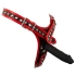 Strap-on belt with three realistic dildos Bad Kitty Dildo Briefs [7]