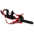 Strap-on belt with three realistic dildos Bad Kitty Dildo Briefs [9]