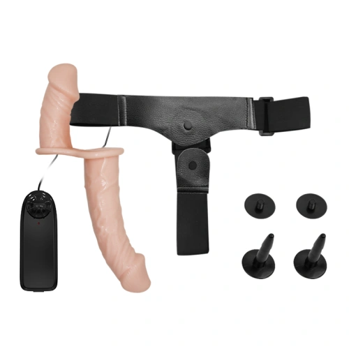 Strapon belt with dual vibrating dildo Dual Motor Strapon [3]