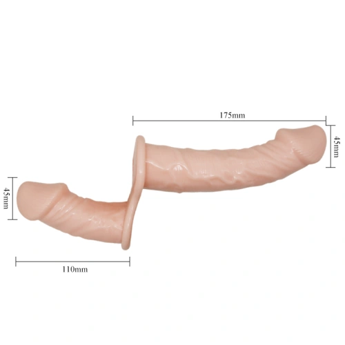 Strapon belt with dual vibrating dildo Dual Motor Strapon [4]