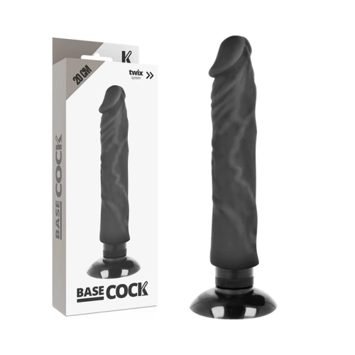 Irina color Vibrator with a vacuum base Base Cock black [2]