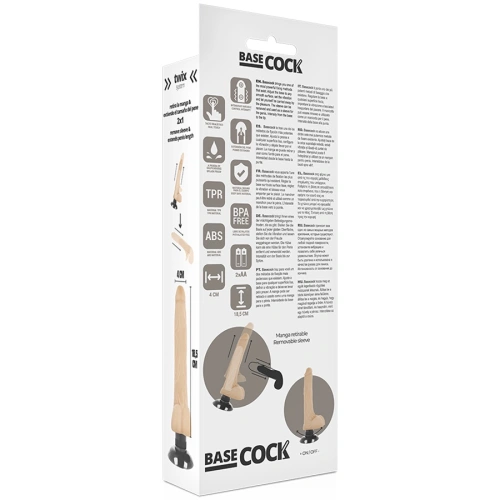 Dilyana- Vibrating realistic dildo with vacuum base Basecock Twix [4]