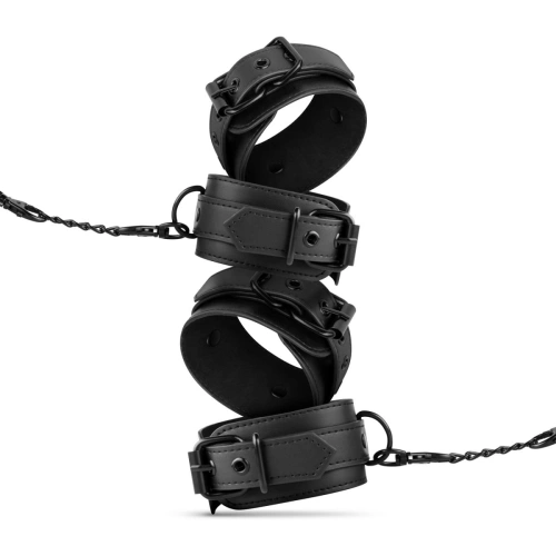 Bedroom Fantasies Master & Slave Adjustable Restraints & Leash Collar Set [5]