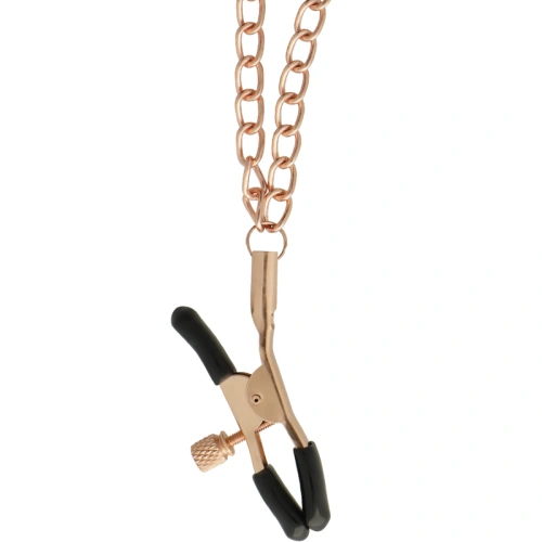 Dilyana- Metal nipple clips with chain BEGME [1]