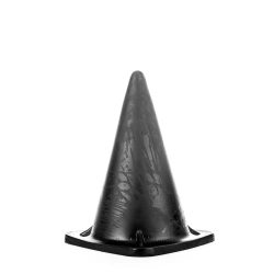 Nina - Large Butt Plug - cone All Black model 35