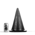 Nina - Large Butt Plug - cone All Black model 35 [6]