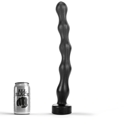 Large Flexible Anal Rosary All Black 41 cm [1]