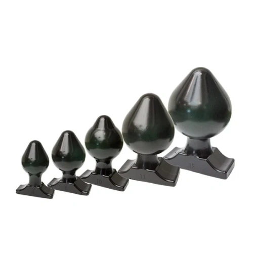 Nina - Extra large butt plug All Black 76 black [6]