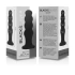 Black & Silver Scott Vacuum Base Silicone Anal Toy [4]