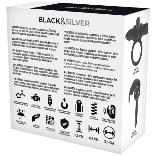 Burton Rechargeable Vibrating Penis Ring [5]