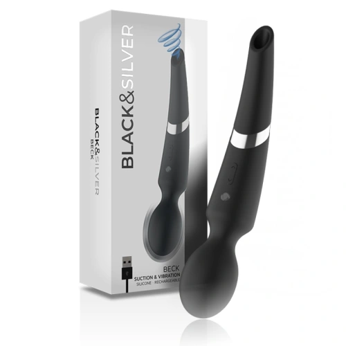 Dilyana- Rechargeable Wand massager with humming clitoris stimulator from Beck silicone [4]