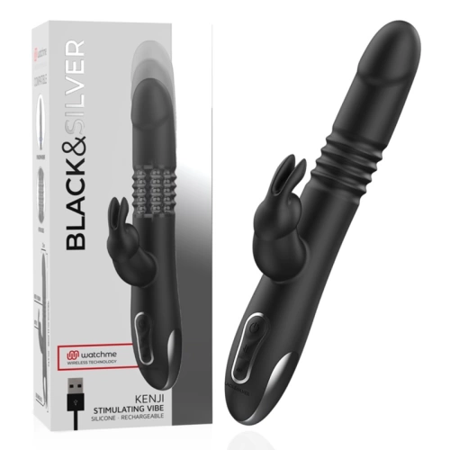 Rabbit vibrator with thrusts and rotating beads Kenji [5]