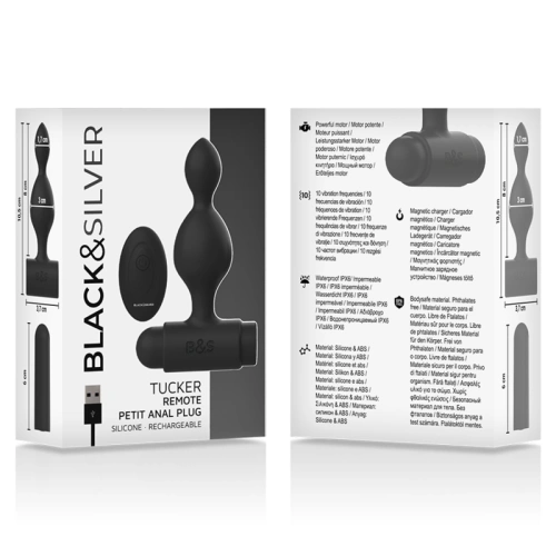 Nina - Tucker Remote Control Vibrating Silicone Anal Stimulator [4]