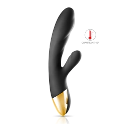 Rabbit vibrator with heating My Queen black