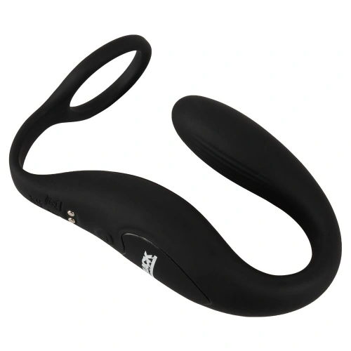 Black Velvets Rechargeable Anal Plug with Cock Ring and Remote Control [1]