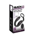Black Velvets Rechargeable Anal Plug with Cock Ring and Remote Control [11]