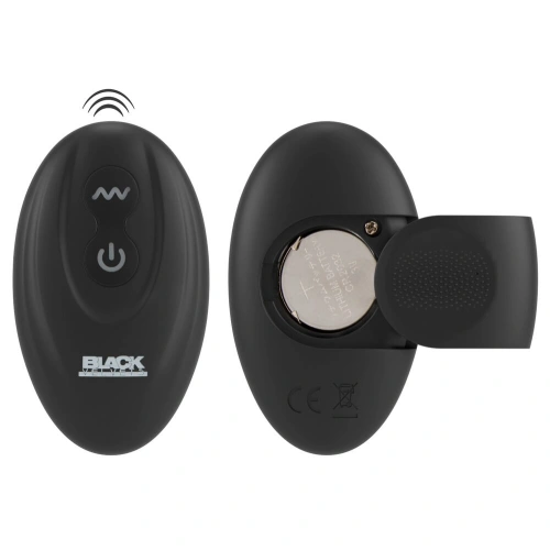 Black Velvets Rechargeable Anal Plug with Cock Ring and Remote Control [6]