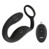 Black Velvets Rechargeable Anal Plug with Cock Ring and Remote Control