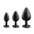Luxury Crystal Heart butt plug Bling Plugs Training Kit [2]