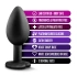 Luxury Crystal Heart butt plug Bling Plugs Training Kit [6]