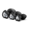 Luxury Crystal Heart butt plug Bling Plugs Training Kit