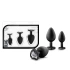 Luxury Crystal Heart butt plug Bling Plugs Training Kit [7]