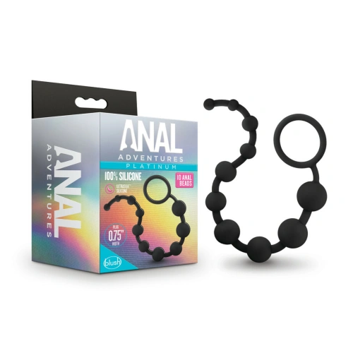 Anal Adventures 10 rosary beads black [5]