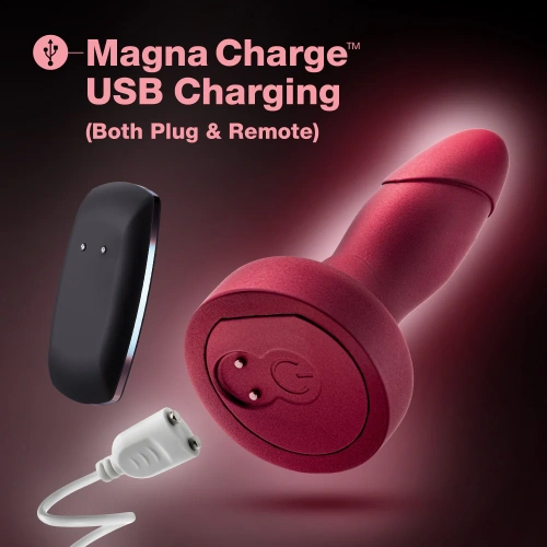 Vibrating anal plug with rotating beads and remote control Anal Adventures Atomic Plug [10]