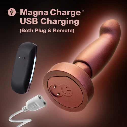 Vibrating Prostate Stimulator with Rotating Beads and Remote Control Anal Adventures Bionic Plug [8]