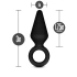 Mini Anal Dilator Silicone Loop Plug Black [3]