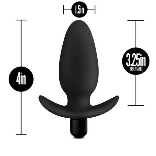 Powerful silicone anal stimulator Anal Adventures Saddle Plug black [5]