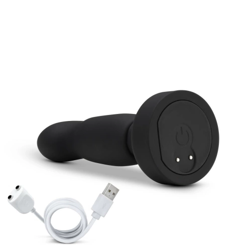 Rotating and vibrating anal toy with beads Circuit Plug black [4]