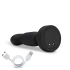 Rotating and vibrating anal toy with beads Circuit Plug black [4]