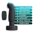 Rotating and vibrating anal toy with beads Circuit Plug black [5]