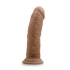 Au Naturel 8" Mocha Double Layer Realistic Cyber ​​Leather Dildo [2]