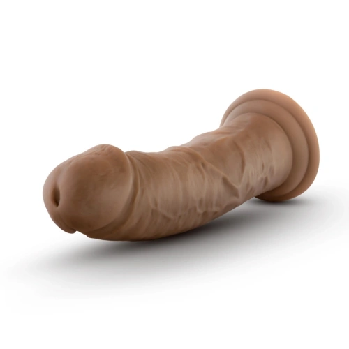 Au Naturel 8" Mocha Double Layer Realistic Cyber ​​Leather Dildo [3]