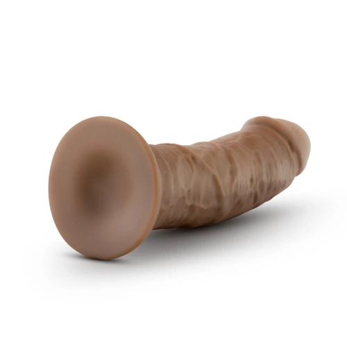 Au Naturel 8" Mocha Double Layer Realistic Cyber ​​Leather Dildo [4]