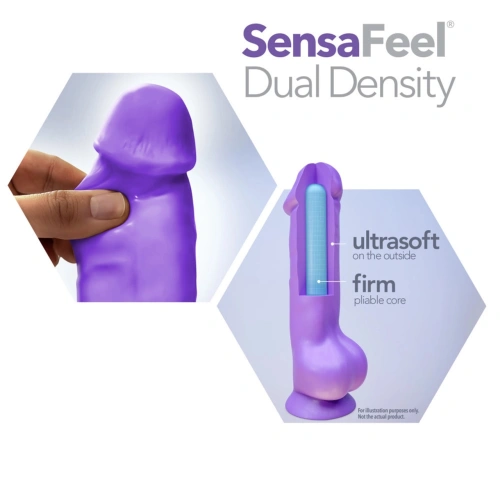 Double Layer Cyber ​​Leather Au Naturel Massive 9" Black Dildo [2]