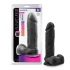 Double Layer Cyber ​​Leather Au Naturel Massive 9" Black Dildo [5]