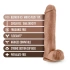 Big John Mocha Cyber ​​Skin Big Thick Double Layer Realistic Dildo [4]