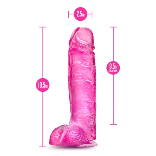 Nina - a great realistic dildo with testicles B Yours Plus Big N'bulky 10,5 