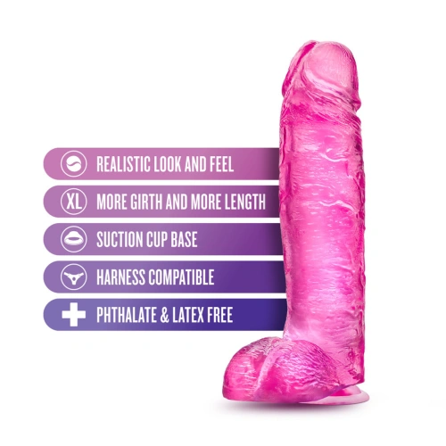 Nina - a great realistic dildo with testicles B Yours Plus Big N'bulky 10,5 