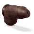 Irina Color Chub Large Dual Layer Cyber ​​Leather Dildo 10'' Chocolate [2]