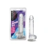 **Nina - Naturally Yours Realistic Testicular Dildo 7" Clear [5]
