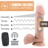 **Nina - Realistic dildo with vibrating thrusts and remote control Dr. Beckham 7" [3]